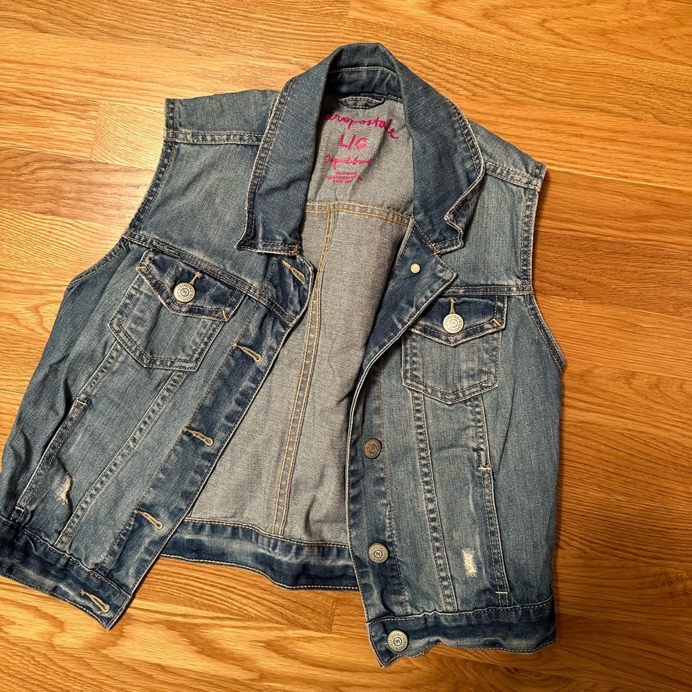Aeropostale Jean vest